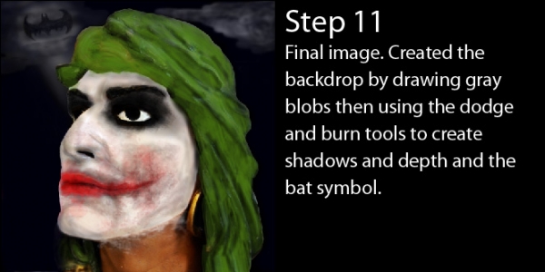 Creation of The Joker Wears Prada: Step 11
